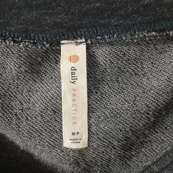 Daily‎ Practice Anthropologie Size M Utility Jumpsuit Dark Gray Pockets Stretch - Picture 7 of 16